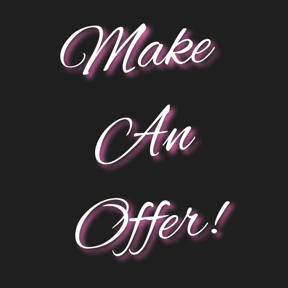 Make me an offer, I will negotiate 😀